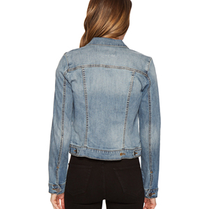 Women <b>Denim</b> <b>Jacket</b> High Quality <b>Long</b> Sleeve Casual Popular Styles Regular Wear Quick Dry & Breathable <b>Denim</b> <b>Jacket</b> Women's - Product Image 2