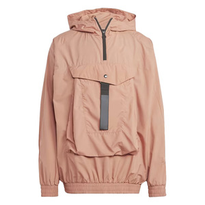 Hot Custom <b>Men's</b> Casual <b>Pullover</b> Windbreaker <b>Jackets</b> 100% Polyester Half Zip Color Block Oversized Lightweight - Product Image 4