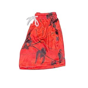 Pantalones cortos de malla de baloncesto por sublimación para hombre de talla grande y secado rápido con cintura elástica estampada de verano - Product Image 4