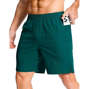 Estampados en la parte delantera y trasera para mayor seguridad en condiciones de poca luz. Forro de silicona antideslizante en el cinturón que evita que la camiseta se suba. Pantalones cortos de gimnasio. - Product Image 1