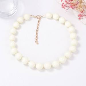 Collier de perles irrégulières en résine faites à la main, multicolores, bijoux de mode, artisanat moulé, pour femmes et filles - Meilleures ventes - Product Image 2
