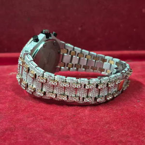 Reloj mecánico de lujo Hip Hop de alta calidad para hombre, reloj completo de diamante VVS Iced Out Moissanite, relojes de todas las marcas, compra a granel - Product Image 1