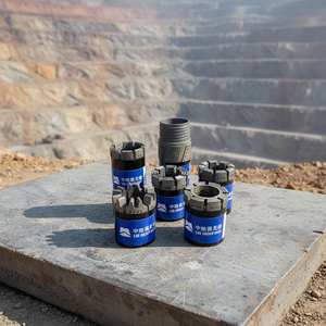 מקדח יהלום משובץ NQ HQ PQ יעיל ועמיד, מקדחי יהלום פחמן, ציוד קידוח, מקדח קידוח - Product Image 1