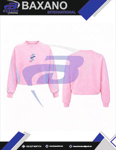 Sudadera Corta Rosa y Azul de la Hermandad Jack And Jill Of America con Diseño de Bordado y Ribete, Ropa Universitaria - Product Image 4