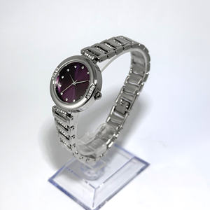 นาฬิกาควอตซ์โลหะผสมเรียบง่ายสำหรับผู้หญิง รุ่น Z2476-B ประดับคริสตัลเช็ก ขายส่ง - Product Image 4