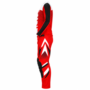 Conjunto de Pantalones y Jersey de Motociclismo Rojos, Ropa de Motociclismo Transpirable, Impermeable, Cortavientos y de Secado Rápido, Traje de Motocross Unisex - Product Image 4