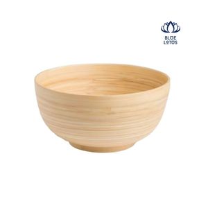 Ensemble de bols de service en bambou bio Blue Lotus Vietnam 2026, vaisselle naturelle faite à la main, exportation premium - Product Image 1