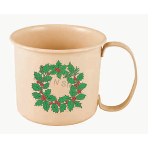 Mug à fleurs imprimées avec poignée en acier inoxydable - Product Image 4