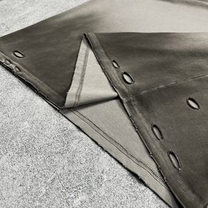 เสื้อเชิ้ตทรงบ็อกซี่โอเวอร์ไซส์แบบสั่งทำพิเศษ ลายวาฟเฟิล พิมพ์ลายดิจิทัลแบบทำเก่า ซ้อนสองชั้น แขนยาว ล้างสีแบบแอซิดวอช สไตล์วินเทจ - Product Image 2