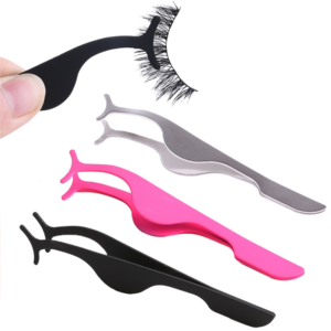 Zullo Industries Stainless Steel Eyelash Extension Tweezers Custom Logo Private <b>Label</b> Lash <b>Applicator</b> for Professional Use - Product Image 1