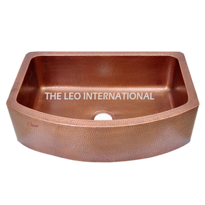 Sink And <b>Basin</b> In Modern Design <b>Round</b> Bathroom Copper Plated Handmade High Quality Factory Price Wholesale - Product Image 6