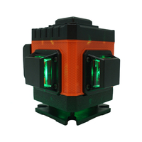 Niveau laser vert professionnel portable de fabrication chinoise OEM, 8/12/16 lignes horizontales et verticales, niveaux laser 12 lignes