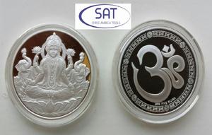 SAT Jewelry - Moldes de Fundición de Oro y Plata de Primera Calidad para la Fabricación de Monedas con Diseño de Lord Lakshmi Ganesh para Máquinas Hidráulicas - Malasia, Singapur, Perú - Product Image 2