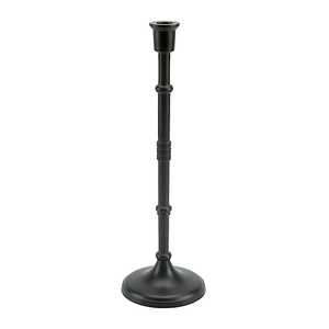Gleam <b>Black</b> <b>Candlestick</b> Holder for Home Decoration Durable Metal Design - Product Image 3