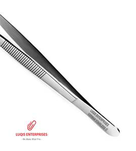 Pinzas para tejidos blandos de acero inoxidable 5x6 dientes, instrumento quirúrgico de precisión, pinzas médicas para tejidos delicados - Product Image 3