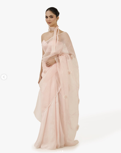 Elegant Pink Cotton <b>Kurta</b> for <b>Women</b> Floor-Length Wedding Wear India Pakistan Style Regular Fit Wrinkle Free Moisture Wicking - Product Image 1