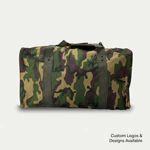 Sac de voyage tactique camouflage imperméable |   Sac de sport et de voyage de grande capacité pour la salle de sport et les activités de plein air |   Logo personnalisé sur coque souple - Product Image 1