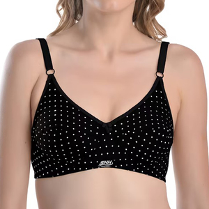 Soutien-gorge de yoga respirant et réutilisable en Spandex/Nylon de haute qualité, à maintien moyen, avec coussinets amovibles, pour le yoga (ventre plat) - Product Image 1