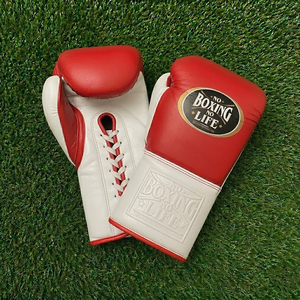 Hot Selling Handmade Laced Professional Boxing Sparring <b>Gloves</b> Genuine Cowhide Leather Custom Packaging Adult Training <b>Gloves</b> - Product Image 2