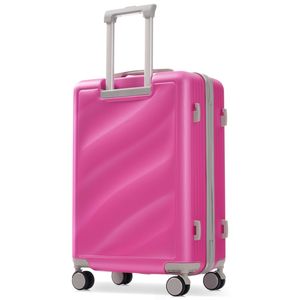 Set di 3 Valigie Leggere e Resistenti in ABS con Ruote Girevoli e Serratura TSA, Valigie da Viaggio per Vacanze, Materiale Principale PP - Product Image 4