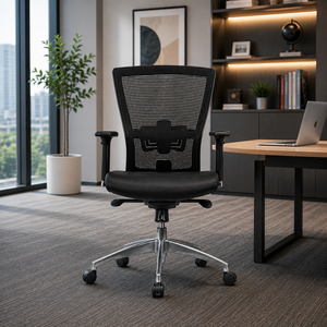 Chaise de bureau ergonomique Kinsha avec hauteur réglable électriquement, design moderne, pivotante, mobilier commercial pour usage de bureau - Product Image 1