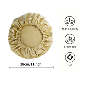 Gorro de Ducha Reutilizable para Mujer, Gorro de Ducha Impermeable Grande, Gorro de Baño con Banda Elástica Lavable para Cabello Largo, Trenzas - Product Image 3