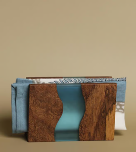 Top Quality Handmade Wood & Resin Napkin Holder <b>Cheap</b> Price Dinner Party Napkin Buckle for Party Ware Napkin Holder - Product Image 6