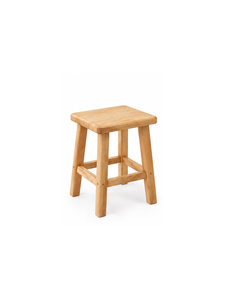 Modern Wooden Dining Stool With <b>Trestle</b> <b>Legs</b> Minimalist Design Stable Home Furniture For Indoor Use - Product Image 5
