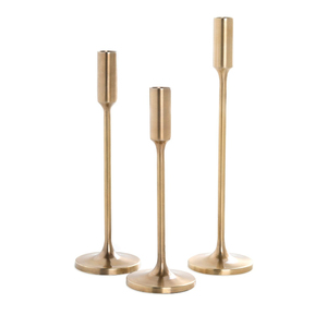 Popular <b>Brass</b> <b>Candlestick</b> Holder With Bow Design For Home Wedding Decoration Handcrafted <b>Brass</b> Metal Taper Candle Holders - Product Image 4