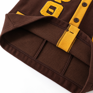 XLISE INTERNATIONAL Iota Phi Theta <b>Cardigan</b> Sweater Custom Greek Fraternity Knitted Acrylic Quick Dry Varsity Chenille - Product Image 5