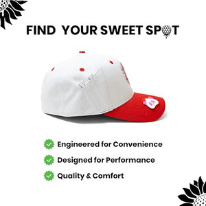 Gorra de Golf con Soporte para Tees, Proveedor OEM, Gorra Transpirable y Ajustable Diseñada para Golfistas y Marcas de Marca Privada - Product Image 3
