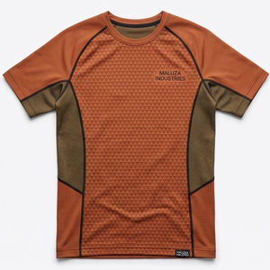 Camisetas de Yoga de Alto Rendimiento, Tejidas, Deportivas, Transpirables, para Gimnasio, para Hombre, Antiencogimiento, Ropa Deportiva al por Mayor - Product Image 1