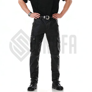 Factory Made Hot Sales Men Leather Pants In Wholesale Made In Best Quality Leather Pants For Men - Product Image 5