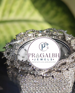 Reloj Pragalbh Jewels Personalizado con Diamantes, Micro Pavé de Moissanita, Estilo Hip Hop, de Acero Inoxidable, de Lujo para Hombre - Product Image 4