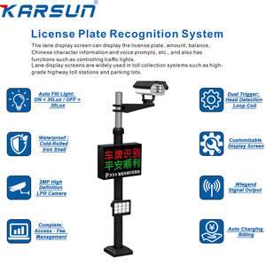 Kamera LPR Starlight 2MP Kustom EC2MP dengan Sistem ANPR Terintegrasi, Penglihatan Malam 0.01Lux, PoE, 4G Opsional untuk Parkir & Jalan Raya