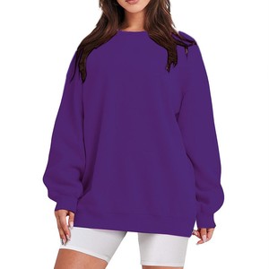 Sudadera para Mujer, Etiquetas de Marca Personalizadas Disponibles, Sudadera Extra Grande de Algodón y Felpa para Mujer, Proveedor al por Mayor - Product Image 1