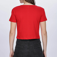 T-shirts courts personnalisés respirants pour femmes en promotion – T-shirts unis pour le sport et le quotidien avec options OEM/ODM