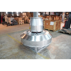 Ventilateur axial/centrifuge à entraînement direct en acier inoxydable de haute qualité ACPL-4-6.2D, monté sur toit, 220-380V avec prise AC de type PLG, sortie d'usine - Product Image 1