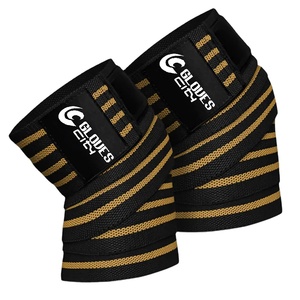 Heavy <b>Compression</b> Weightlifting <b>Knee</b> Wraps GLOVES City <b>Knee</b> Wraps Durable Material Long lasting 2026 Wrist Wrap - Product Image 1