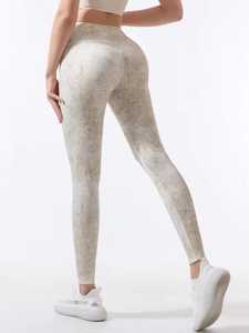 Leggings de sport taille haute OEM pour femme, respirants et anti-humidité, pour entraînement et fitness - Product Image 6