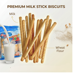 Fresh Milk & Competitive Price Premium Buttery Crispy Milk Stick <b>Biscuits</b> 186g Vietnamese Supplier - Product Image 1