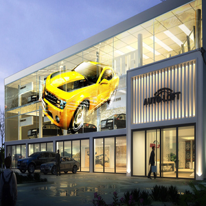 İngiltere'de P3.9 kapalı holografik esnek LED Film görünmez ekran asansör Ultra yüksek geçirgenliği - Product Image 5