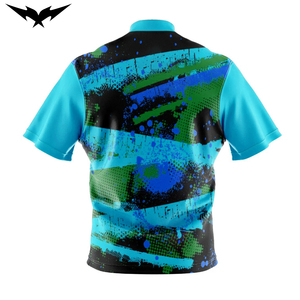 เสื้อโบว์ลิ่งผู้ชายแบบสั่งทำขายส่ง เสื้อโบว์ลิ่งซิปพิมพ์ลายแบบซับลิเมชั่น เสื้อโบว์ลิ่งยูนิเซ็กส์สไตล์เรโทร - Product Image 6