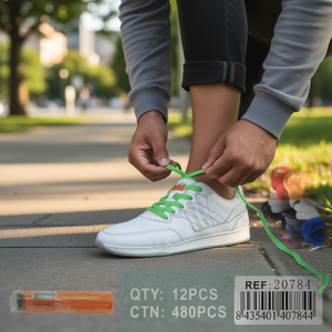 Laccio per Scarpe Ilan 140 Cm Verde per Sneakers - Product Image 2