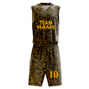Uniforme de Baloncesto Reversible Personalizable Unisex, 100% Poliéster, con Apliques Impresos, Transpirable, Tallas Grandes - Product Image 3