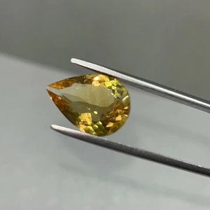 Piedra Preciosa Suelta de Citrino Dorado Natural Luxvory, Corte Pera de 5x3MM, de la Mejor Calidad, para Joyería - Product Image 1