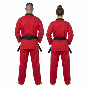 Uniforme de Taekwondo Unisex Premium, Uniforme de Artes Marciales con Cuello en V, Traje de Entrenamiento de Taekwondo para Boxeo - Product Image 4