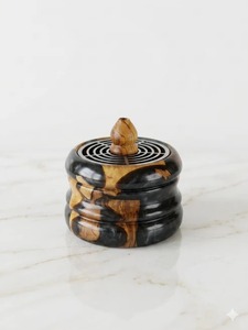 Luxury Artisan Wood Resin <b>Oud</b> <b>Burner</b> Premium Arabic Mabkhara for Home Fragrance Wedding and Aromatherapy diffuser - Product Image 5