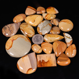 100% Imagen de calidad natural Jasper Smooth Tamaño libre Cabujón Piedra preciosa en Fabricante Mayorista Joyería hecha a mano - Product Image 3