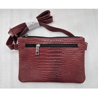 Tas Clutch Kulit Asli Berkualitas Tinggi Tahan Lama Buatan Tangan Wanita Klasik Resleting Poliester Ukuran Dapat Disesuaikan untuk Penggunaan Acara Kantor